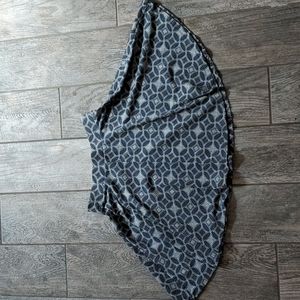 Geometric print skater skirt